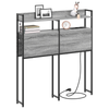 Storage Headboard Grey sonoma 80 cm Engineered wood