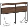 Storage Headboard Brown oak 160 cm Engineered wood