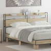 Storage Headboard Sonoma oak 200 cm Engineered wood