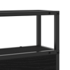 Storage Headboard Black oak 80 cm Engineered wood