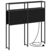 Storage Headboard Black oak 80 cm Engineered wood