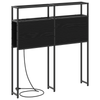 Storage Headboard Black oak 80 cm Engineered wood