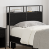 Storage Headboard Black oak 80 cm Engineered wood