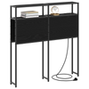 Storage Headboard Black oak 80 cm Engineered wood
