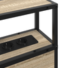 Storage Headboard Sonoma oak 80 cm Engineered wood