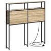 Storage Headboard Sonoma oak 80 cm Engineered wood