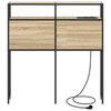 Storage Headboard Sonoma oak 80 cm Engineered wood