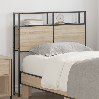 Storage Headboard Sonoma oak 80 cm Engineered wood