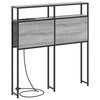 Storage Headboard Grey sonoma 80 cm Engineered wood