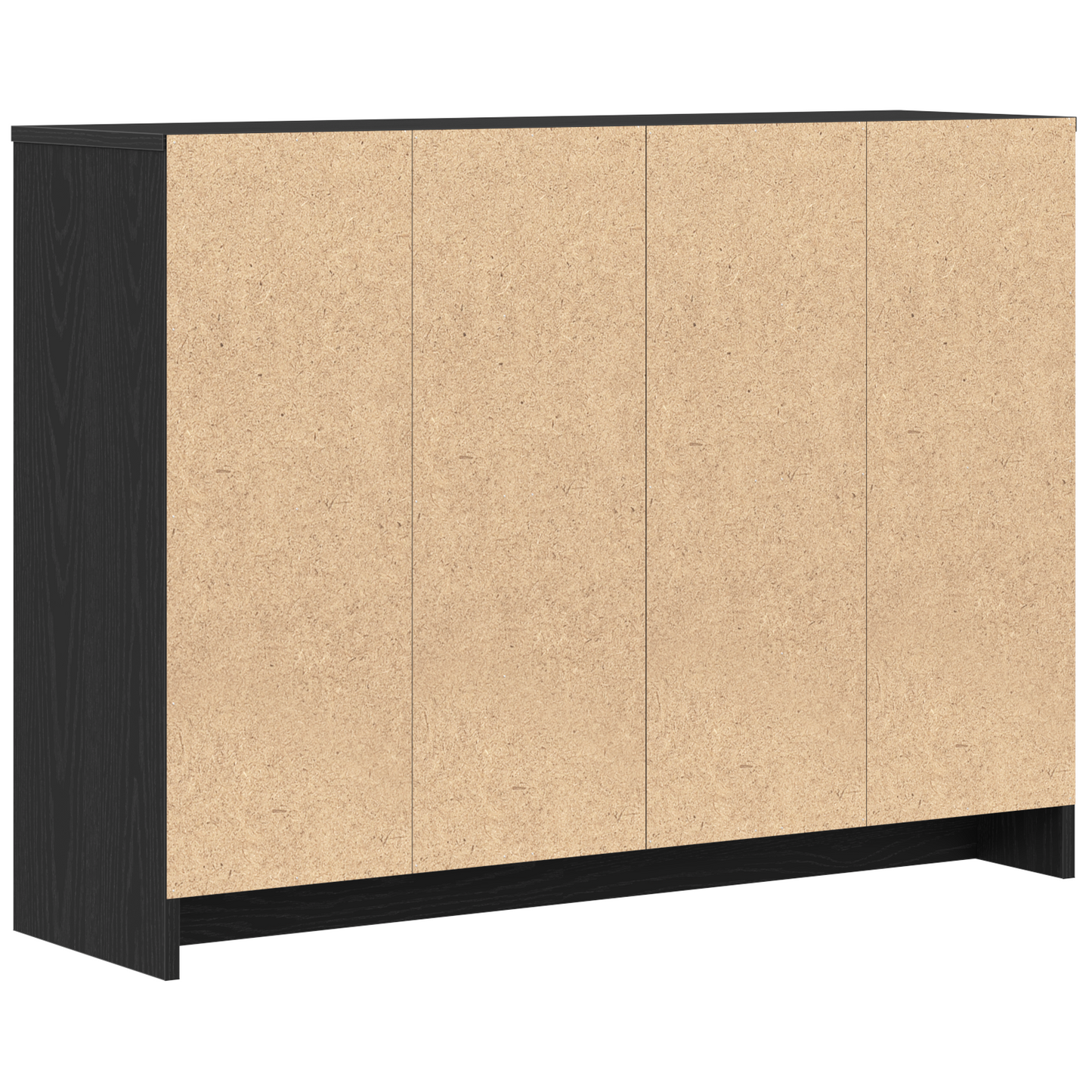 Sideboard Black 102 x 29.5 x 75 cm Engineered wood