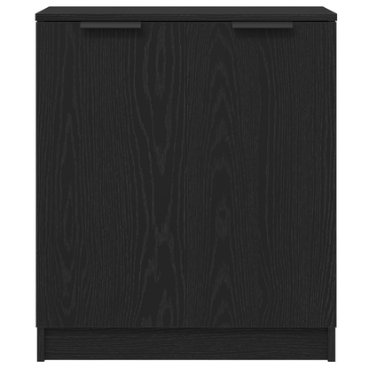 Sideboard Black Oak 60 x 30 x 70 cm Engineered Wood