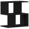 Bedside Cabinet Black Oak 50x30x51,5 cm Engineered Wood