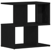 Bedside Cabinet Black Oak 50x30x51,5 cm Engineered Wood