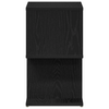 Bedside Cabinet Black Oak 50x30x51,5 cm Engineered Wood