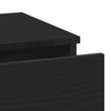 Bedside Cabinet Black Oak 40x35x65 cm Engineered Wood