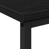 Bedside Cabinet Black Oak 41x31x80 cm Engineered Wood