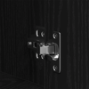 Bedside Cabinet Black Oak 41x31x80 cm Engineered Wood