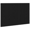 Bed Headboard Black Oak 120x1,5x80 cm Engineered Wood