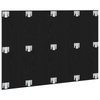 Bed Headboard Black Oak 120x1,5x80 cm Engineered Wood