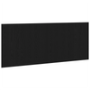 Bed Headboard Black Oak 200x1,5x80 cm Engineered Wood