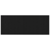 Bed Headboard Black Oak 200x1,5x80 cm Engineered Wood