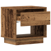 Bedside Cabinet 2 pcs Old Wood 45x34x45 cm Engineered Wood