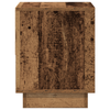 Bedside Cabinet 2 pcs Old Wood 45x34x45 cm Engineered Wood
