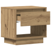 Bedside Cabinet Artisan Oak 45x34x46 cm Engineered Wood