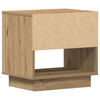 Bedside Cabinet Artisan Oak 45x34x46 cm Engineered Wood