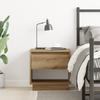 Bedside Cabinet Artisan Oak 45x34x46 cm Engineered Wood