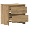 Bedside Cabinet Artisan Oak 45x34x44,5 cm Engineered Wood