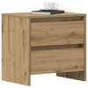 Bedside Cabinet Artisan Oak 45x34x44,5 cm Engineered Wood