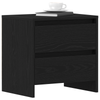 Bedside Cabinet Black Oak 45x34x44,5 cm Engineered Wood