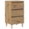 Bedside Cabinet Artisan Oak 40x35x70 cm Engineered Wood