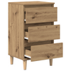Bedside Cabinet Artisan Oak 40x35x70 cm Engineered Wood