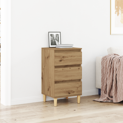 Bedside Cabinet Artisan Oak 40x35x70 cm Engineered Wood