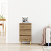 Bedside Cabinet Artisan Oak 40x35x70 cm Engineered Wood