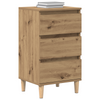 Bedside Cabinet Artisan Oak 40x35x70 cm Engineered Wood