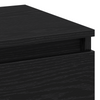 Bedside Cabinet Black Oak 40x35x70 cm Engineered Wood