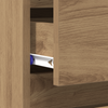 Bedside Cabinet Artisan Oak 40x35x70 cm Engineered Wood