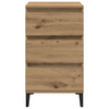 Bedside Cabinet Artisan Oak 40x35x70 cm Engineered Wood