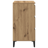 Bedside Cabinet Artisan Oak 40x35x70 cm Engineered Wood