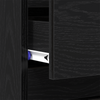 Bedside Cabinet Black Oak 40x35x70 cm Engineered Wood