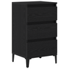 Bedside Cabinet Black Oak 40x35x70 cm Engineered Wood
