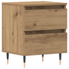 Bedside Cabinet Artisan Oak 40x35x50 cm Engineered Wood