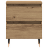 Bedside Cabinet Artisan Oak 40x35x50 cm Engineered Wood