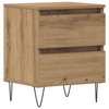Bedside Cabinet Artisan Oak 40x35x50 cm Engineered Wood