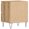 Bedside Cabinet Artisan Oak 40x35x50 cm Engineered Wood