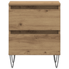 Bedside Cabinet Artisan Oak 40x35x50 cm Engineered Wood