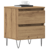 Bedside Cabinet Artisan Oak 40x35x50 cm Engineered Wood